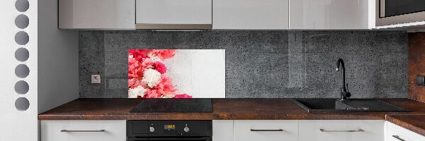 Crédence de cuisine en verre Fleurs