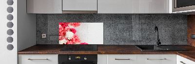 Crédence de cuisine en verre Fleurs