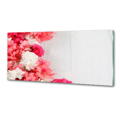 Crédence de cuisine en verre Fleurs