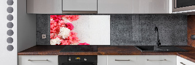 Crédence de cuisine en verre Fleurs