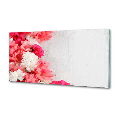Crédence de cuisine en verre Fleurs