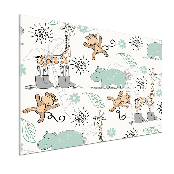 Verre pour crédence Animaux
