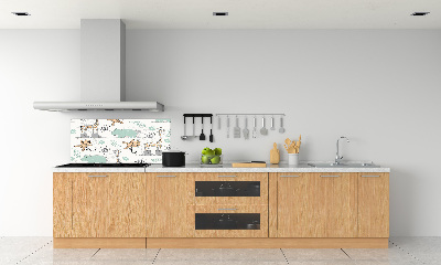 Verre pour crédence Animaux