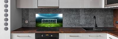 Crédence en verre avec motif Stade