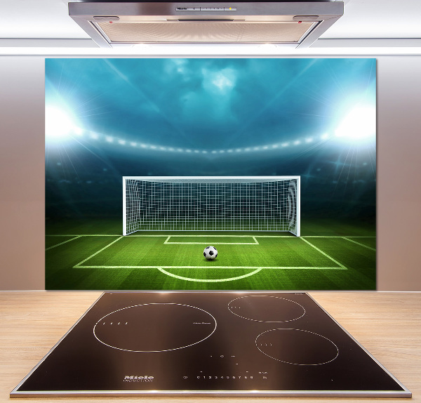 Crédence en verre avec motif Stade