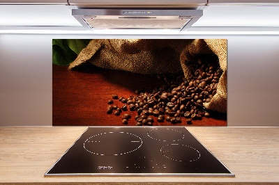 Verre pour crédence Grains de café