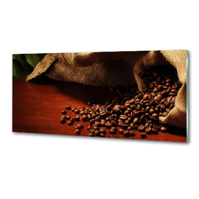 Verre pour crédence Grains de café