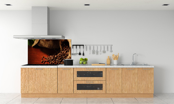 Verre pour crédence Grains de café