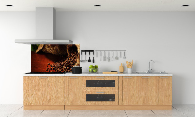 Verre pour crédence Grains de café
