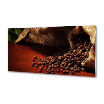 Verre pour crédence Grains de café