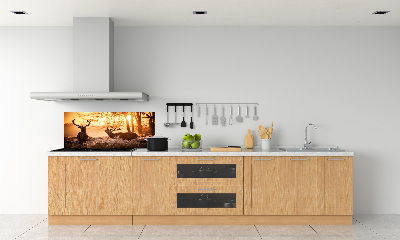 Panneau crédence cuisine Cerf à l'est