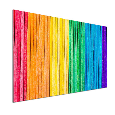 Crédence en verre Rayures colorées
