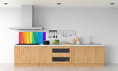Crédence en verre Rayures colorées