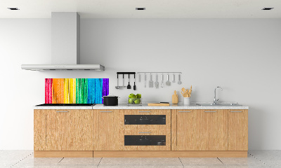 Crédence en verre Rayures colorées