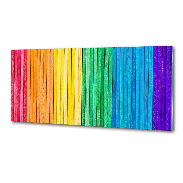 Crédence en verre Rayures colorées