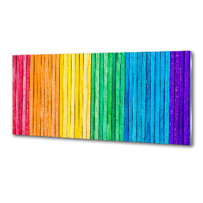 Crédence en verre Rayures colorées