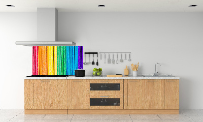Crédence en verre Rayures colorées