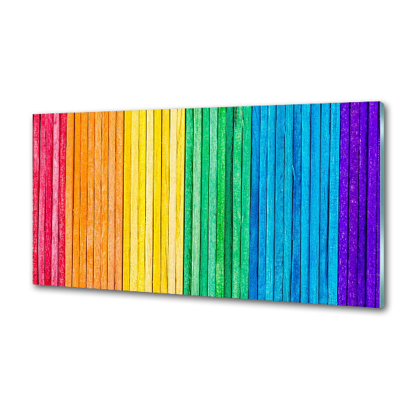 Crédence en verre Rayures colorées
