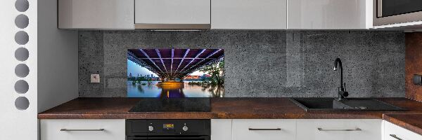 Panneau crédence cuisine Pont à Varsovie