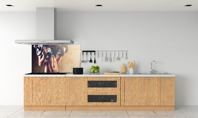 Crédence en verre cuisine Structure musculaire