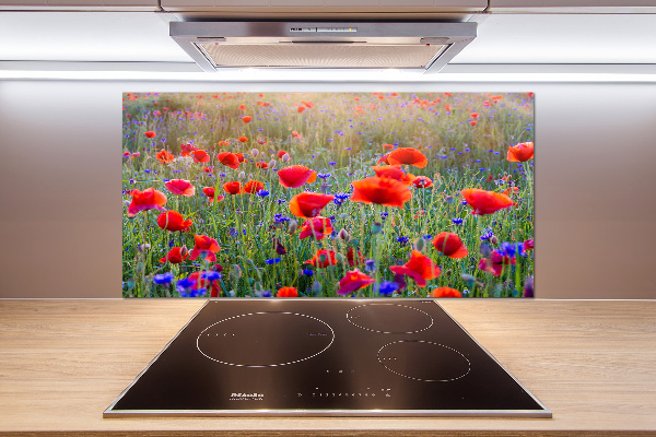Crédence de cuisine en verre Fleurs de champ