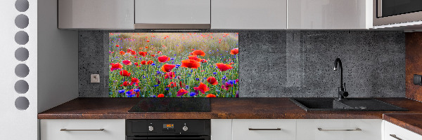 Crédence de cuisine en verre Fleurs de champ
