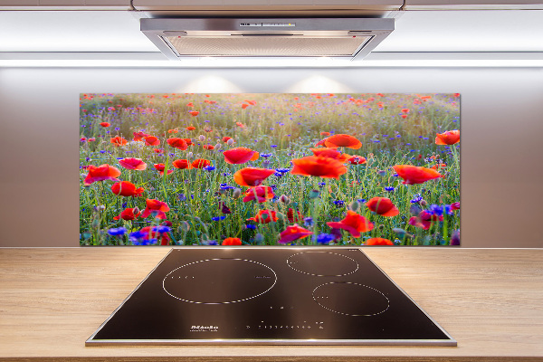 Crédence de cuisine en verre Fleurs de champ