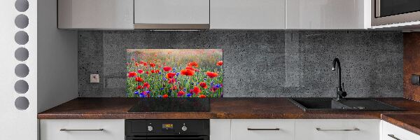 Crédence de cuisine en verre Fleurs de champ