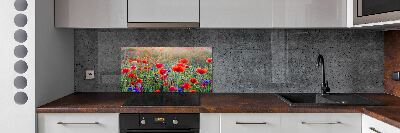 Crédence de cuisine en verre Fleurs de champ