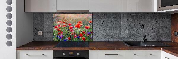 Crédence de cuisine en verre Fleurs de champ