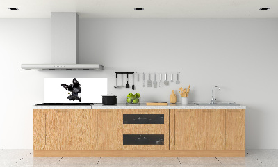 Panneau crédence cuisine Chien avec un martini