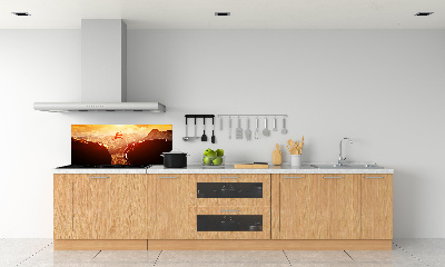 Crédence de cuisine Sauter par-dessus un précipice