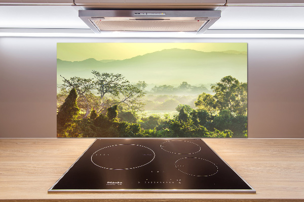 Crédence de cuisine en verre La jungle