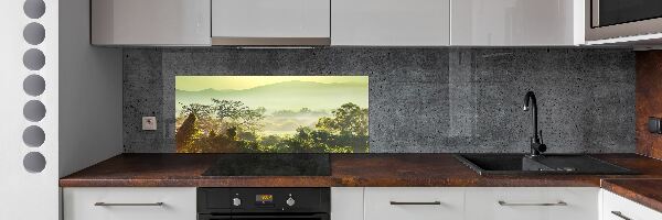 Crédence de cuisine en verre La jungle
