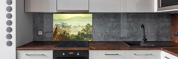 Crédence de cuisine en verre La jungle