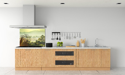 Crédence de cuisine en verre La jungle