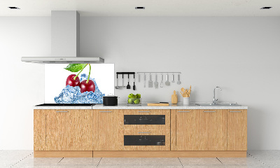 Panneau crédence cuisine Cerise avec glace