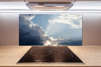 Crédence en verre avec motif Nuages dans le ciel