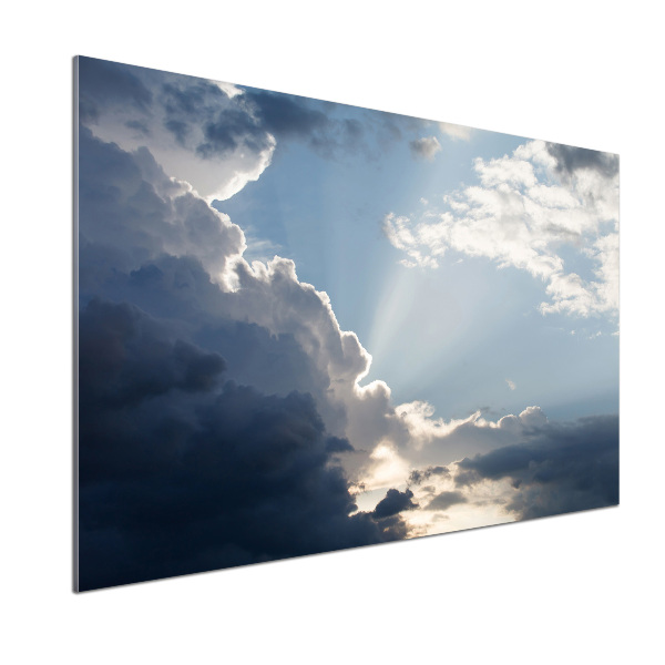 Crédence en verre avec motif Nuages dans le ciel