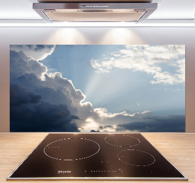 Crédence en verre avec motif Nuages dans le ciel