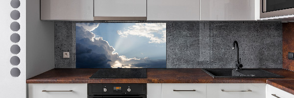 Crédence en verre avec motif Nuages dans le ciel