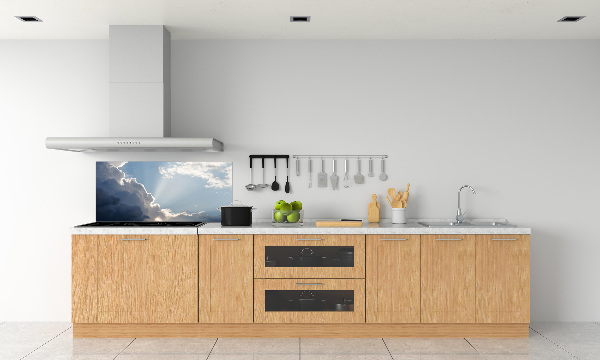Crédence en verre avec motif Nuages dans le ciel