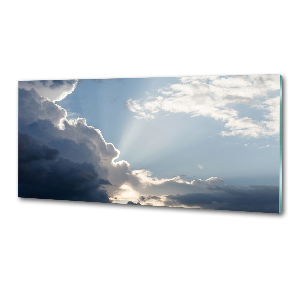 Crédence en verre avec motif Nuages dans le ciel