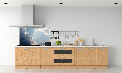 Crédence en verre avec motif Nuages dans le ciel