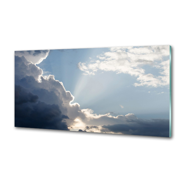 Crédence en verre avec motif Nuages dans le ciel