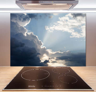 Crédence en verre avec motif Nuages dans le ciel