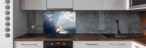 Crédence en verre avec motif Nuages dans le ciel