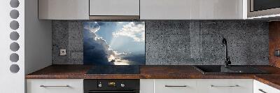 Crédence en verre avec motif Nuages dans le ciel
