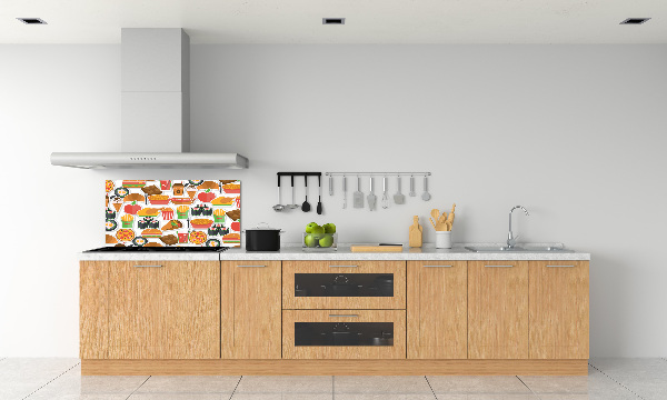 Panneau pour cuisine Restauration rapide
