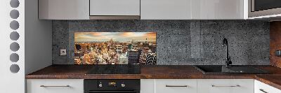 Panneaux muraux cuisine New York City bird's eye flight